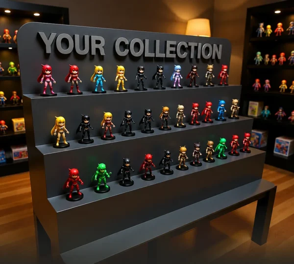 Grey display stand
