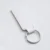laser-engraved-leather-keyholder-rectangular-shape-white White rectangular keyring tag with a metal ring