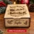 Personalised Wooden Christmas Gift Box Engraved Santa Keepsake Made in UK