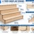 4-Tier Wooden Display Stand – Premium & Free Engraving for Craft Fairs & Market Stalls